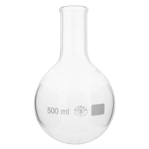Balão de fundo redondo 500ml com gargalo estreito Balão de fundo redondo 500ml com gargalo estreito