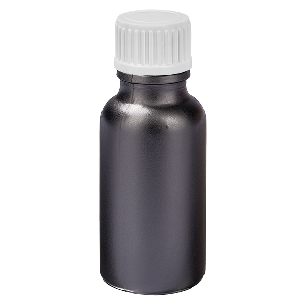 Frasco conta-gotas de 20ml 0,9mm branco tampa standard BlackLine UT18/20