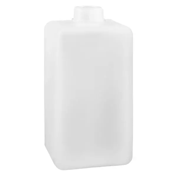 Frasco para produtos químicos 1500ml, gargalo estreito feito de PE-HD, cor natural Frasco para produtos químicos 1500ml, gargalo estreito feito de PE-HD, cor natural