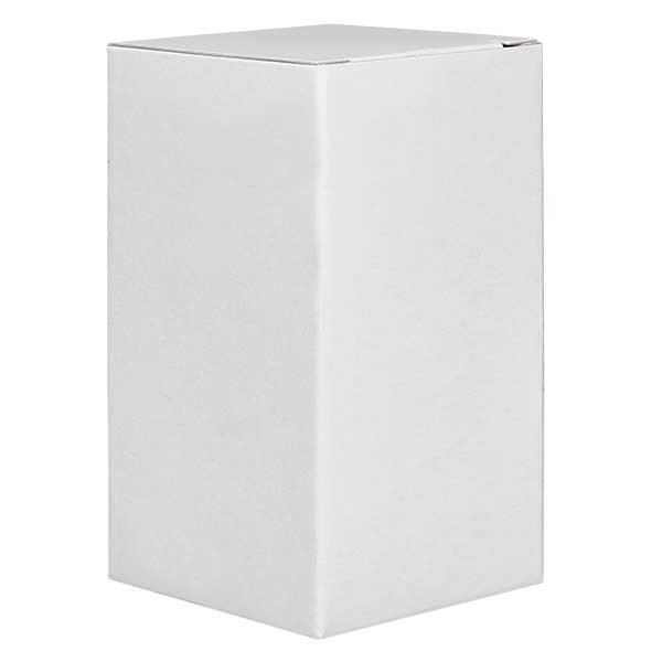 Caixa dobrável FS2 em cartão branco, altura 97mm Caixa dobrável FS2 em cartão branco, altura 97mm