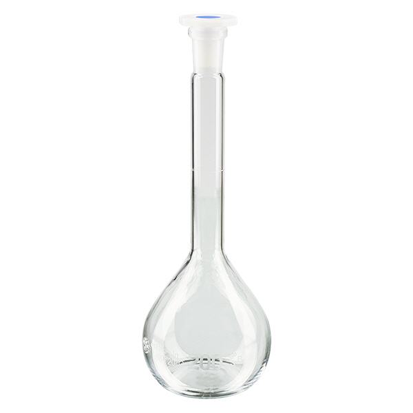 Balão volumétrico 200ml com junta esmerilada standard e rolha PEHD Balão volumétrico 200ml com junta esmerilada standard e rolha PEHD