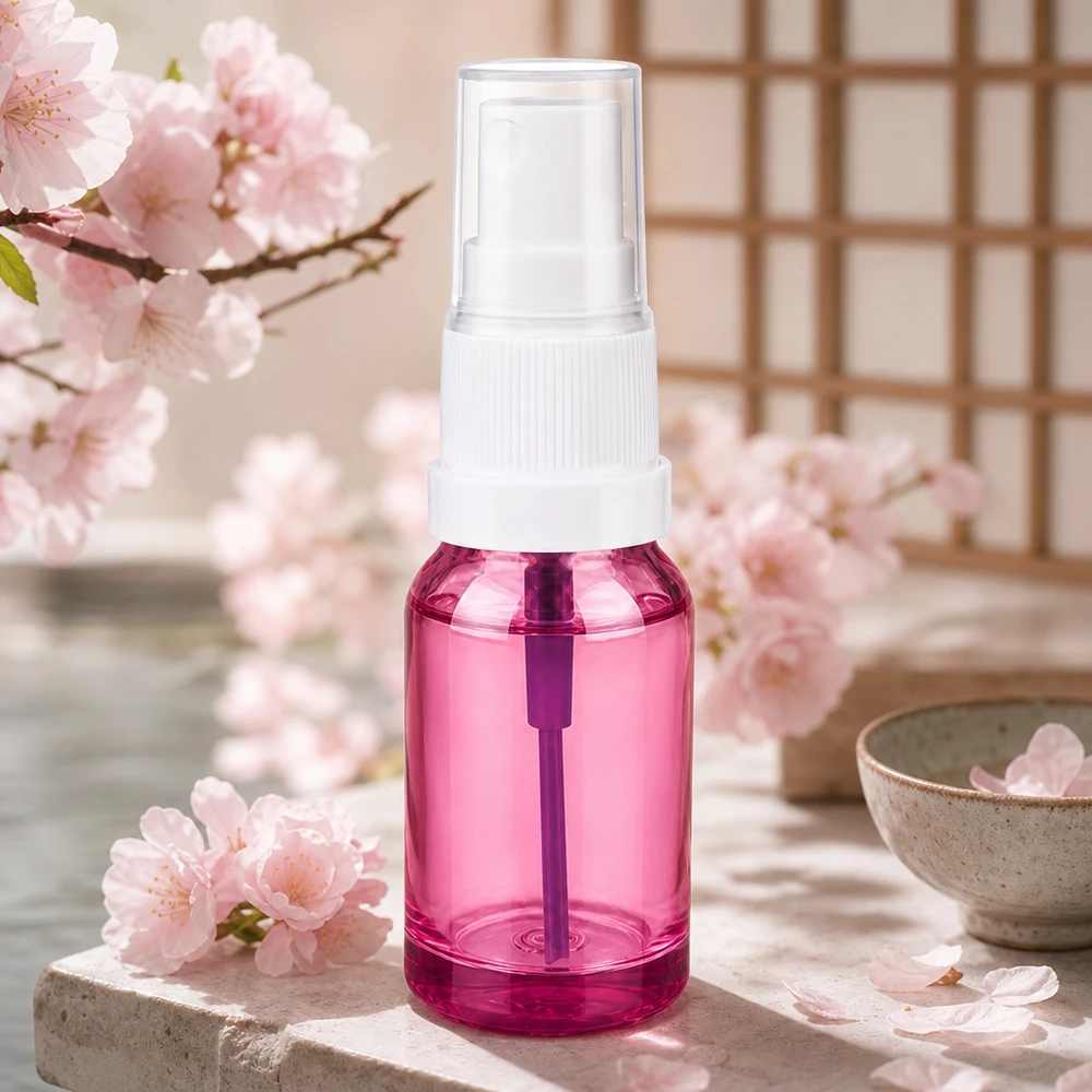 Frasco de spray de 10 ml branco/transparente Standard PurpleLine UT18/10 Frasco de spray de 10 ml em vidro de alta qualidade com um elegante aspeto PurpleLine para aplicações de beleza