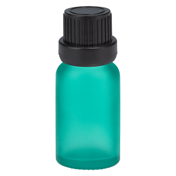 Frasco de 10ml 11mm tampa de rosca preta inviolável GreenLine UT18/10