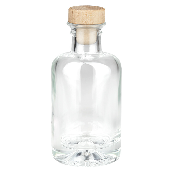 100ml Apothekenflasche "Classic" mit Holzgriffkorken UNiTWIST®