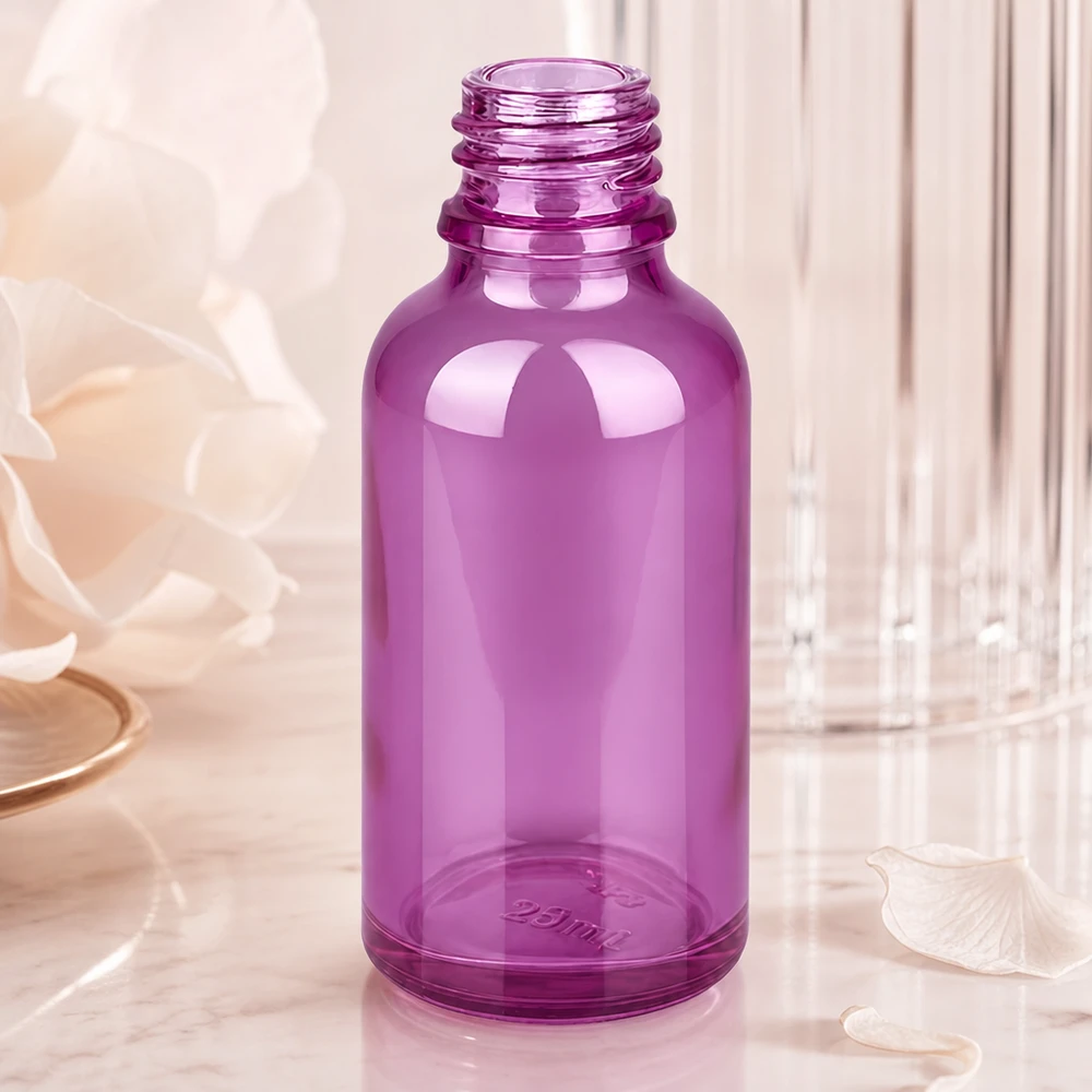 Frasco de vidro UNiTWIST com rosca 30ml PurpleLine UT18/30 para abrir e fechar facilmente