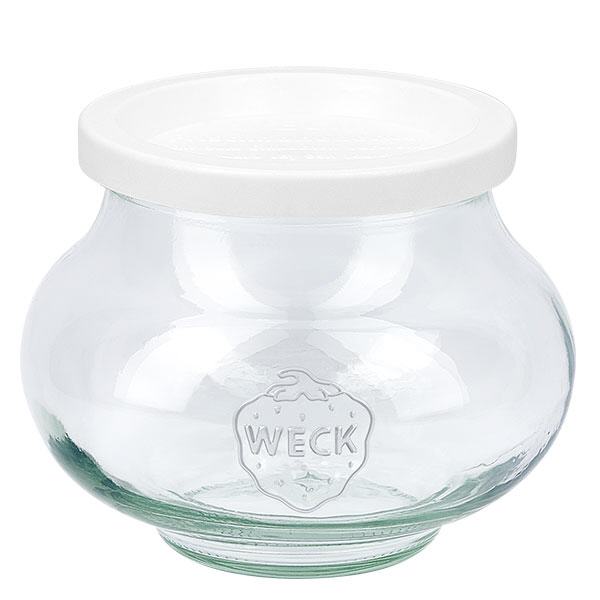 Frasco decorativo de 560ml com tampa de frescura WECK RR80