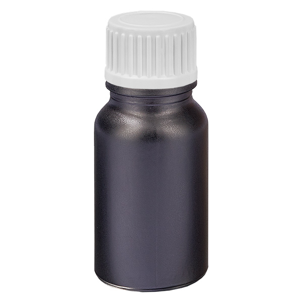 Frasco conta-gotas de 10ml 0,9mm branco tampa standard BlackLine UT18/10