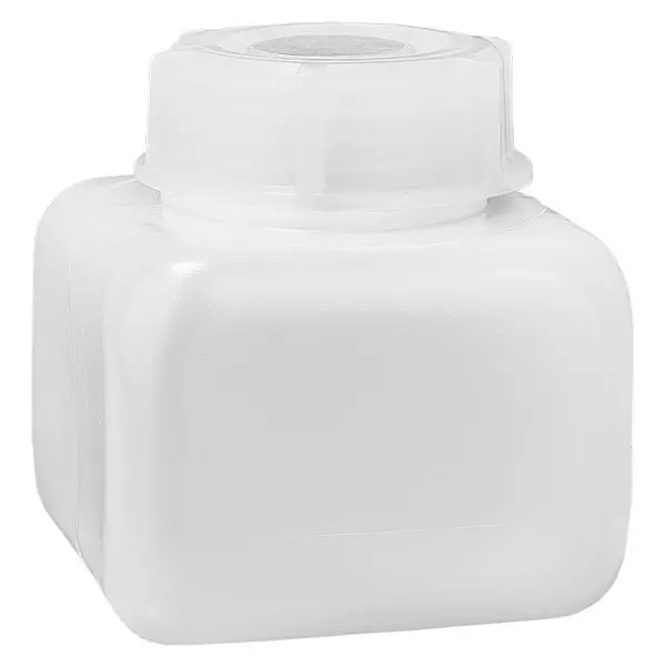 Frasco para produtos químicos 250ml, gargalo largo feito de PE-HD, cor natural Frasco para produtos químicos 250ml, gargalo largo feito de PE-HD, cor natural