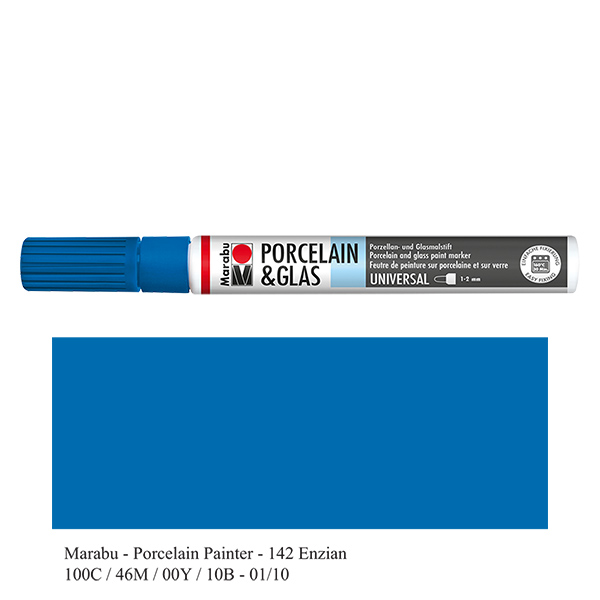 Caneta colorida Gentian 1-2mm para vidro/porcelana Caneta colorida Gentian 1-2mm para vidro/porcelana