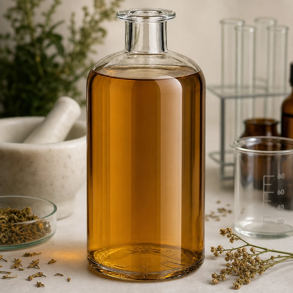 500ml Glasflasche "Flora" ohne Verschluss UNiTWIST