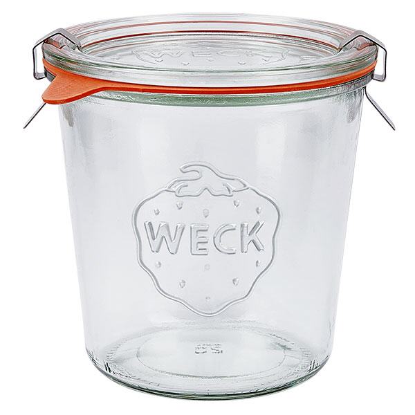 Copo de vidro de 580 ml completo WECK RR100