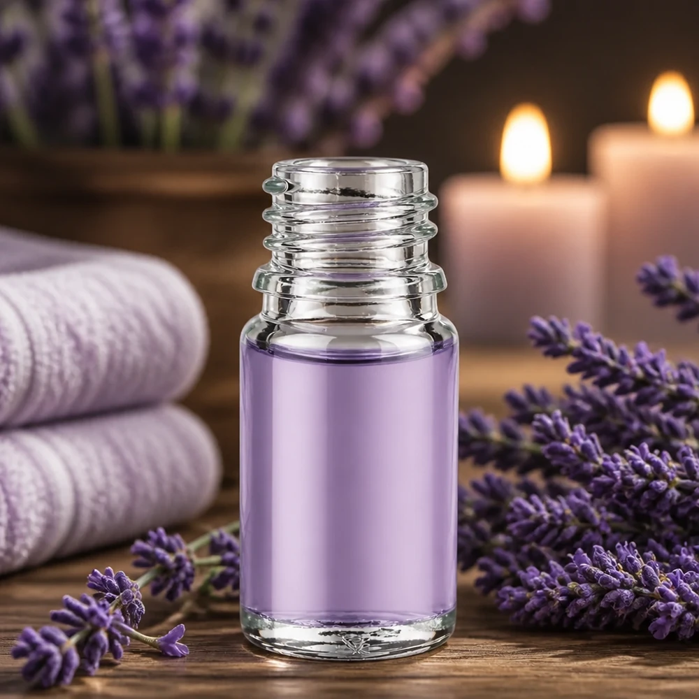 Pequeno frasco de farmácia ApoGlas de 5 ml em vidro transparente para uma dosagem precisa de ingredientes activos