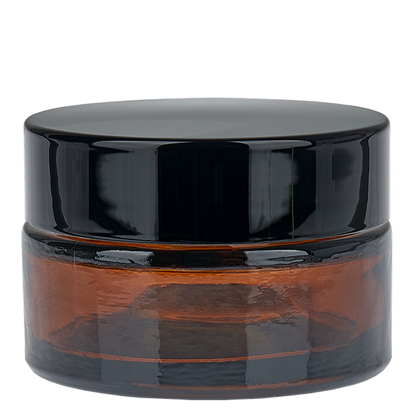 Frasco de vidro de 20 ml castanho com tampa de inserção UNiTWIST Frasco de vidro de 20 ml castanho com tampa de inserção UNiTWIST