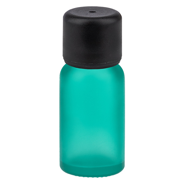 Frasco de 10 ml com tampa de rosca de 6 mm preta Standard GreenLine UT18/10