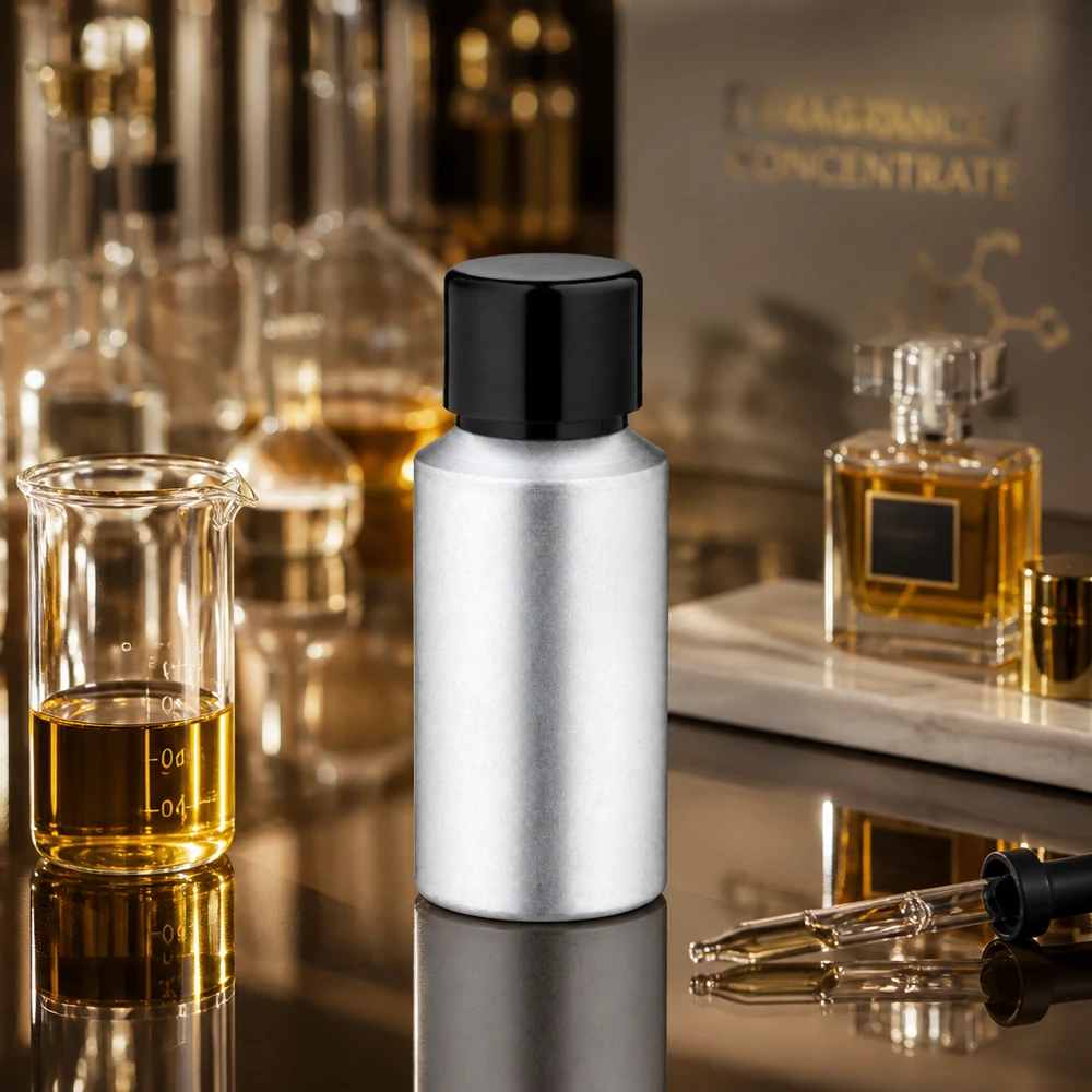 30ml gebeizte Aluflasche mit Schraubkappe Frasco de alumínio de 30 ml de alta qualidade com superfície manchada e tampa de rosca preta para produção de perfume