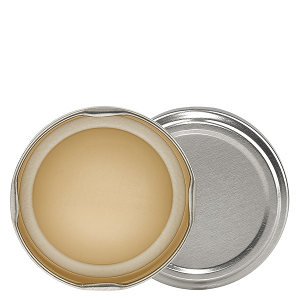 Tampa BasicSeal prateada de 66 mm (TO66) UNiTWIST Tampa BasicSeal prateada de 66 mm (TO66) UNiTWIST