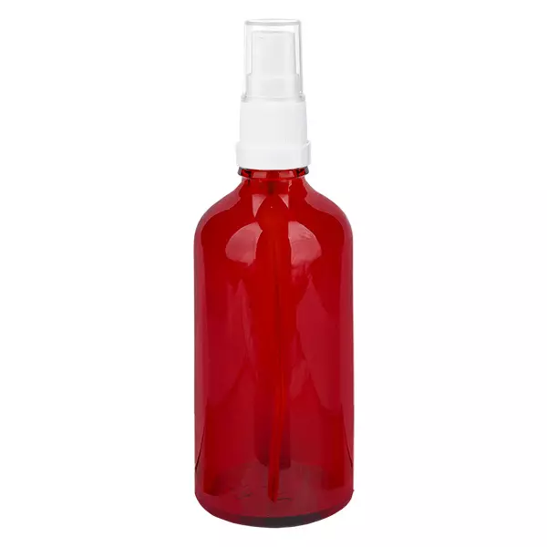 Frasco spray de 100ml com tampa branca RedLine UT18/100 UNiTWIST Frasco spray de 100ml com tampa branca RedLine UT18/100 UNiTWIST