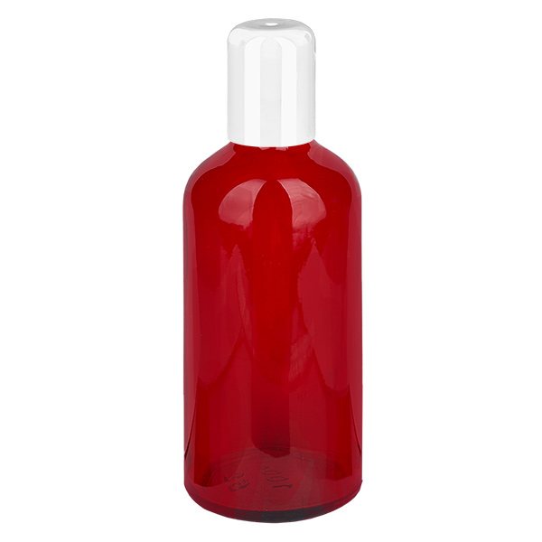 Frasco de 100ml para roll-on branco com tampa standard RedL. UT18/100