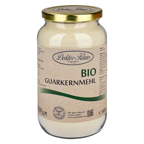 Goma de guar orgânica 800g Doktor-Klaus noWaste