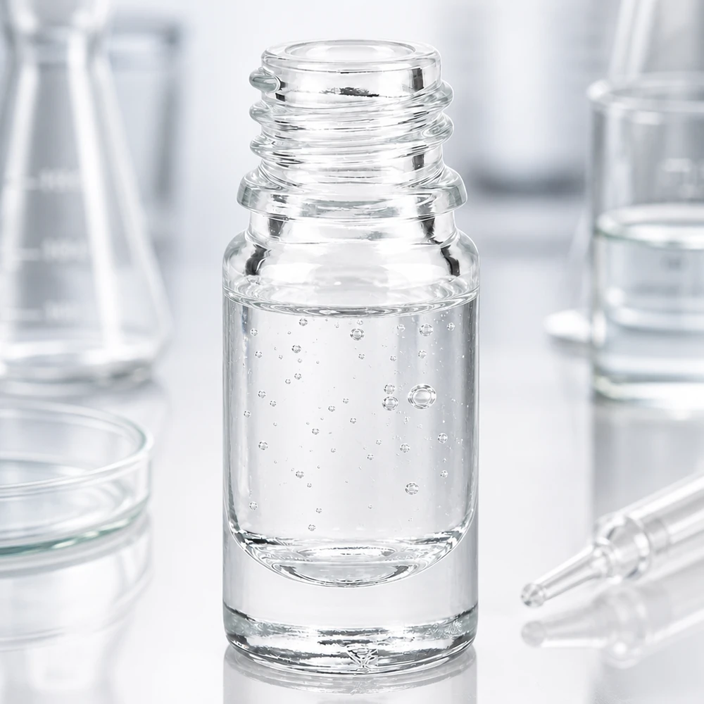 Frasco de vidro transparente 5ml DIN 18 Frasco de farmácia ApoGlas de 5 ml com tampa de rosca para armazenamento seguro de produtos farmacêuticos
