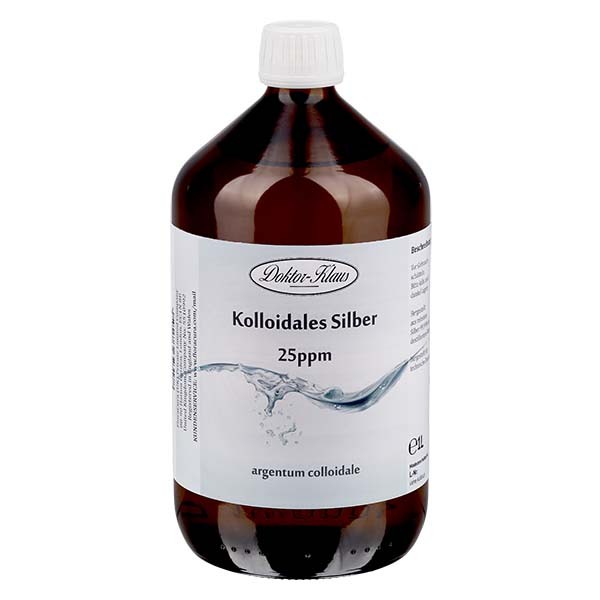 Prata coloidal 25ppm 1000ml Doktor-Klaus Prata coloidal 25ppm 1000ml Doktor-Klaus