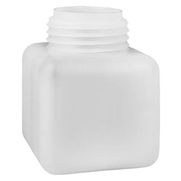 Frasco para produtos químicos 500ml, gargalo largo em PE-HD, cor natural, GL 65 Frasco para produtos químicos 500ml, gargalo largo em PE-HD, cor natural, GL 65