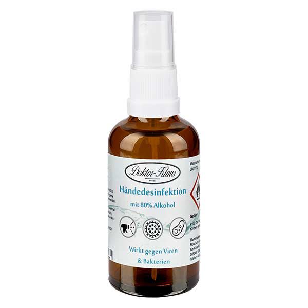 Spray desinfetante para as mãos 50ml Doktor-Klaus Spray desinfetante para as mãos 50ml Doktor-Klaus