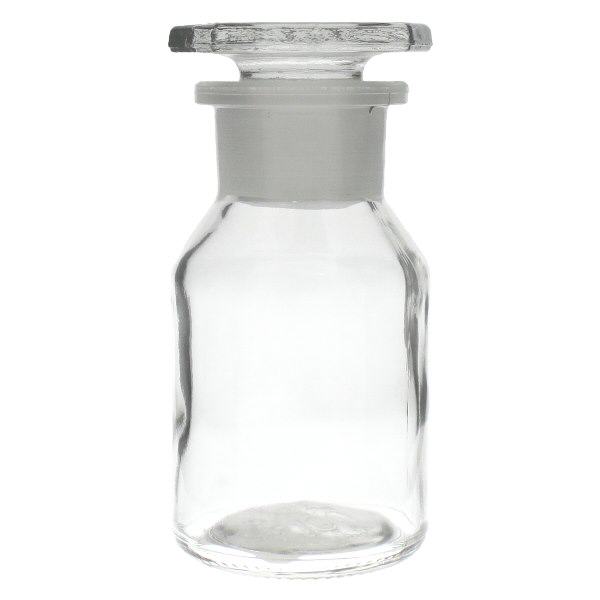 Garrafa de pescoço íngreme 50ml rolha de vidro de pescoço largo transparente