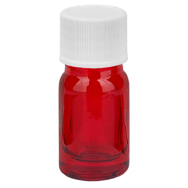 Frasco de 5 ml com tampa de rosca de 11 mm branco standard RedLine UT18/5