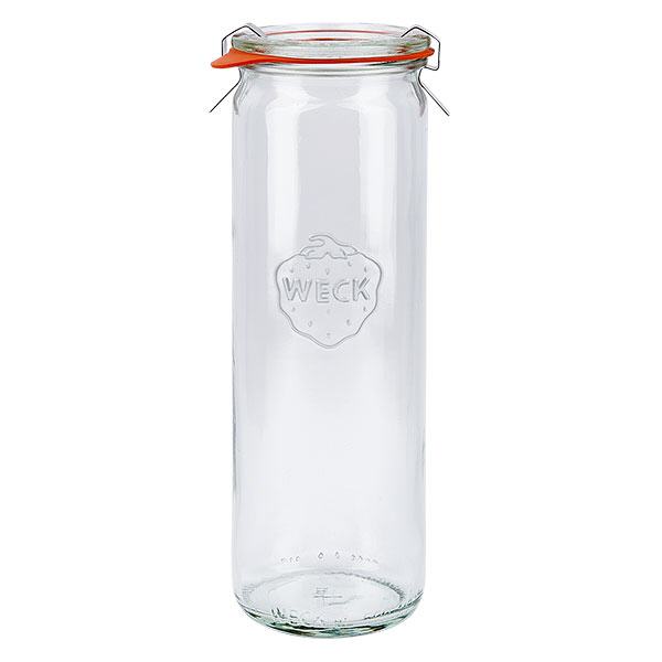 Frasco cilíndrico de 600ml completo WECK RR60