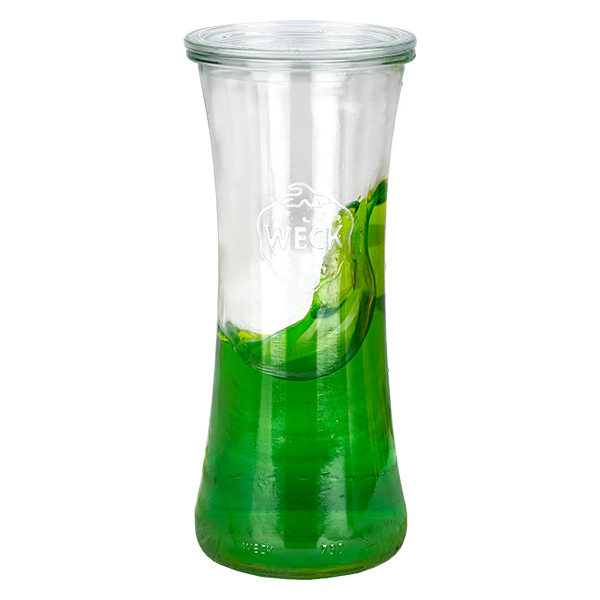 Conjunto de 12 frascos Weck frasco de 700 ml com tampa de vidro Conjunto de 12 frascos Weck frasco de 700 ml com tampa de vidro