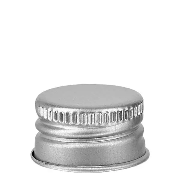 Tampa de rosca PP 18mm alumínio dourado pç Tampa de rosca PP 18mm alumínio dourado pç