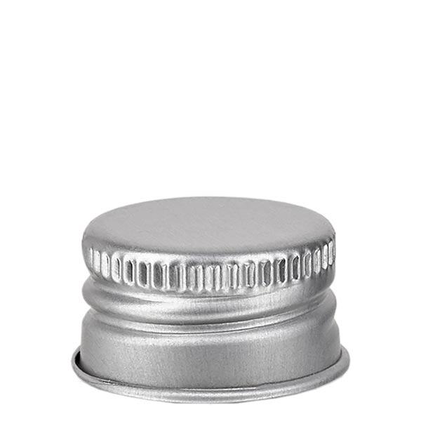 Tampa de rosca PP 18mm alumínio dourado pç Tampa de rosca PP 18mm alumínio dourado pç
