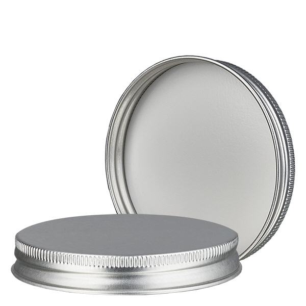 Tampa de rosca metálica prateada, rosca 63mm/R3 ApoGlas Tampa de rosca metálica prateada, rosca 63mm/R3 ApoGlas