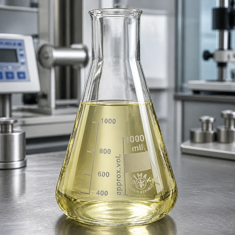 Erlenmeyer de 200 ml com gargalo largo e vidro resistente ao calor para cargas térmicas