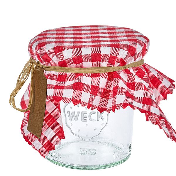 Pano de cozinha para bijutaria, quadrado de 15 cm, vermelho axadrezado