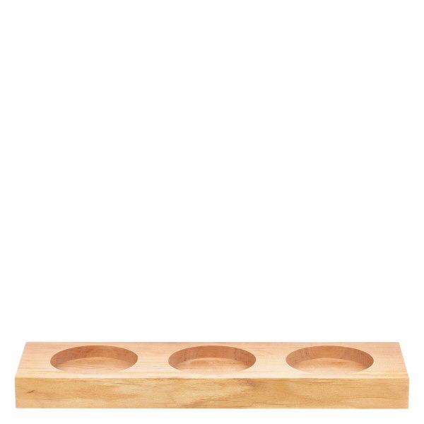 Tábua de servir Plano3 para 3 copos de vidro WECK