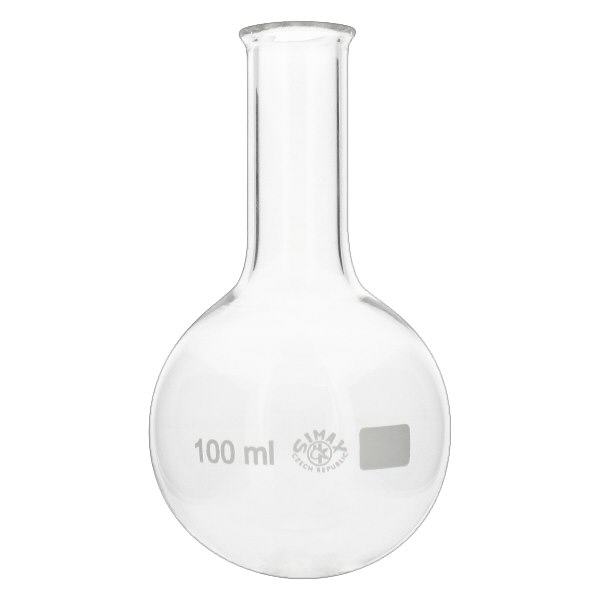 Balão de fundo redondo 100ml com gargalo estreito Balão de fundo redondo 100ml com gargalo estreito