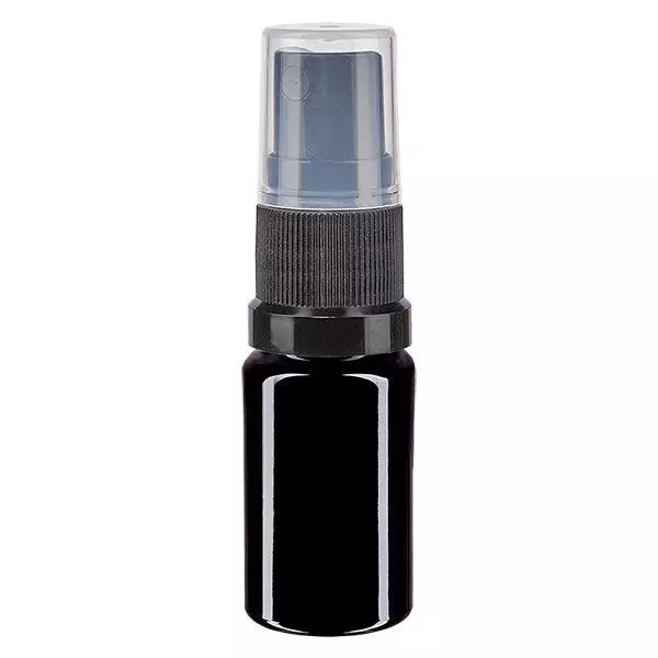 Frasco de farmácia violeta 5ml spray acessório preto Frasco de farmácia violeta 5ml spray acessório preto