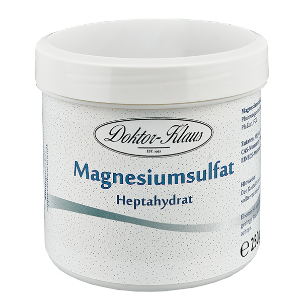 Sulfato de Magnésio (7-hidratado) 250g Doktor-Klaus Sulfato de Magnésio (7-hidratado) 250g Doktor-Klaus