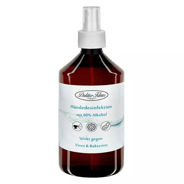 Spray desinfetante para as mãos 500ml Doktor-Klaus Spray desinfetante para as mãos 500ml Doktor-Klaus
