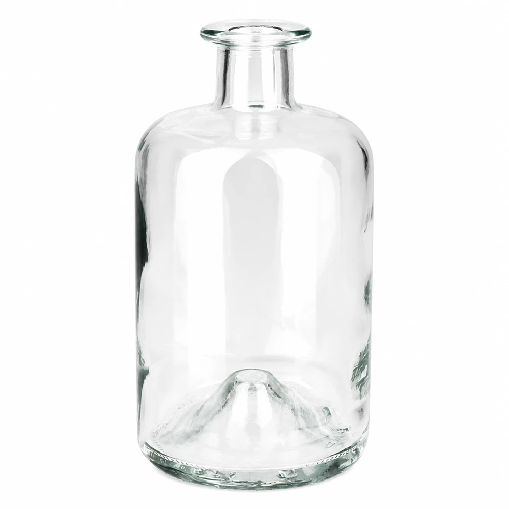 Frasco de vidro de 500 ml Sofia transparente sem tampa UNiTWIST frasco farmacêutico vazio para enchimento