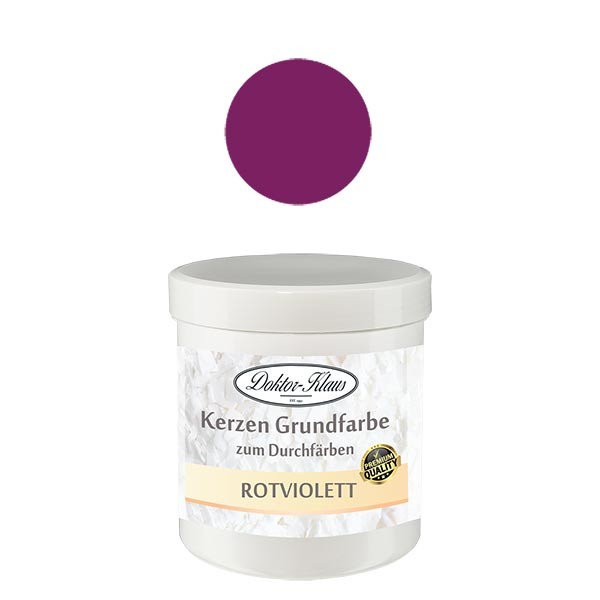 Base de vela Doktor-Klaus cor vermelho violeta, 7gr, em lata Base de vela Doktor-Klaus cor vermelho violeta, 7gr, em lata