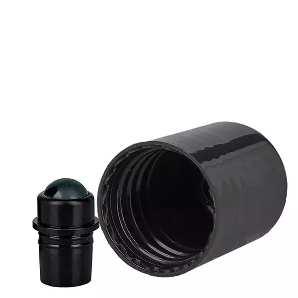Tampa Roll-On preta 18mm (UT18) Tampa Roll-On preta 18mm (UT18)
