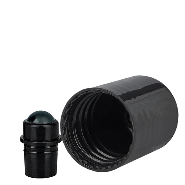 Tampa Roll-On preta 18mm (UT18) Tampa Roll-On preta 18mm (UT18)