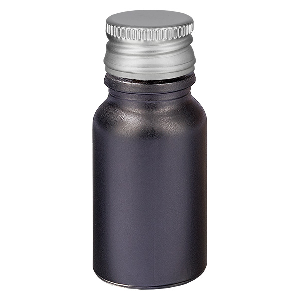 Frasco de 10ml 11mm tampa de rosca alumínio-prata standard BlackL. UT18/10