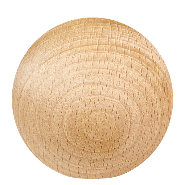Bola de madeira UNiTWIST (faia) para WECK RR60 UNiTWIST bola de madeira faia simples vista de pormenor grão de madeira visível WECK RR60 substituição da pega da tampa