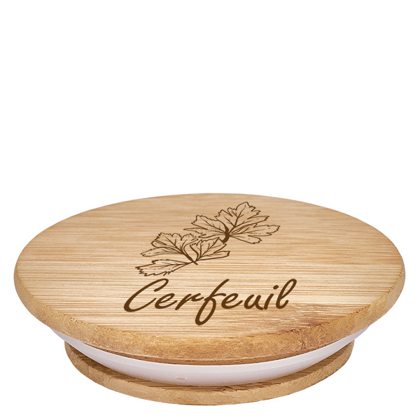 Boina em madeira "Cerfeuil" para WECK RR60 Boina em madeira "Cerfeuil" para WECK RR60