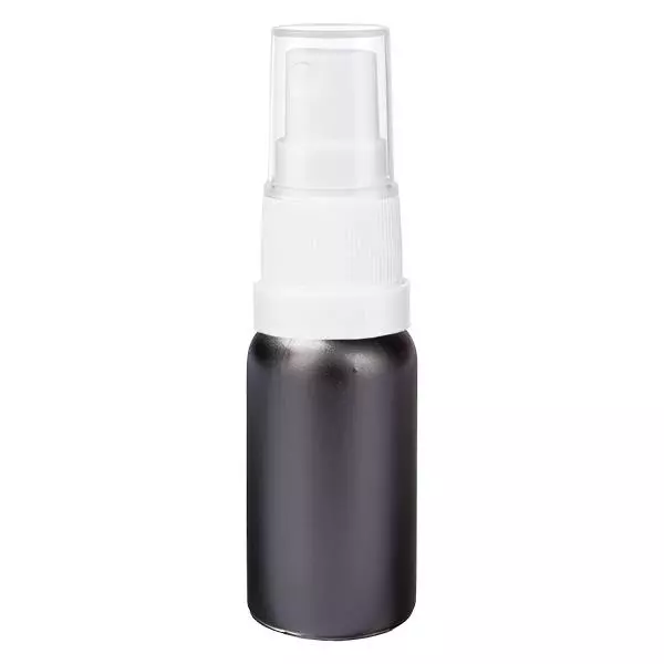 Frasco spray de 20ml com tampa branca BlackLine UT18/20 Frasco spray de 20ml com tampa branca BlackLine UT18/20