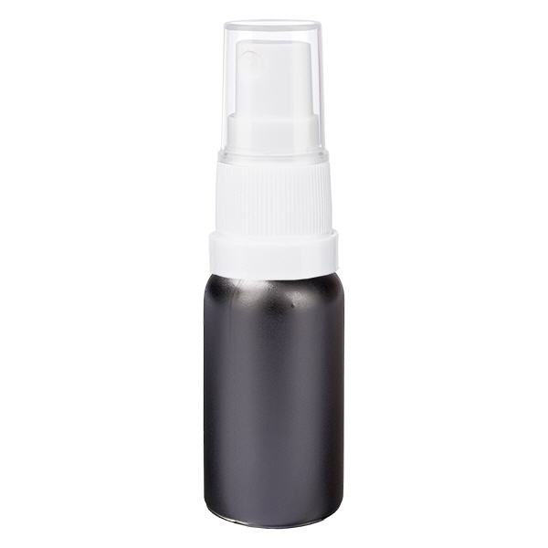 Frasco spray de 20ml com tampa branca BlackLine UT18/20